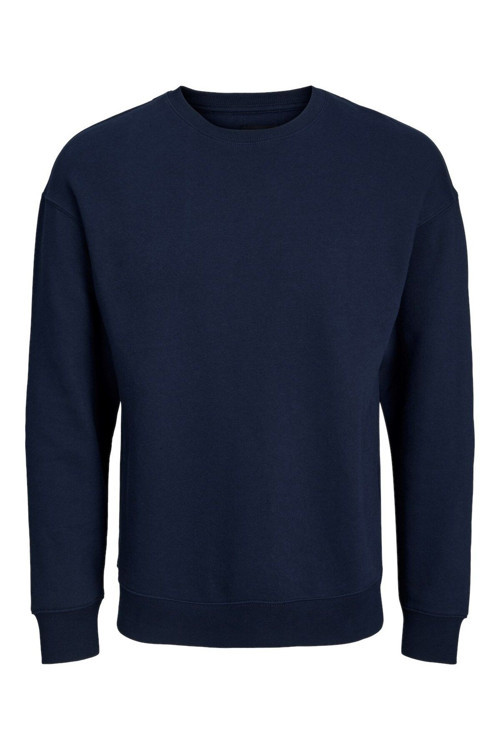 Jack Jones Jjebradley Sweat Crew Noos Pls Erkek Lacivert Sweatshirt 12250594-04
