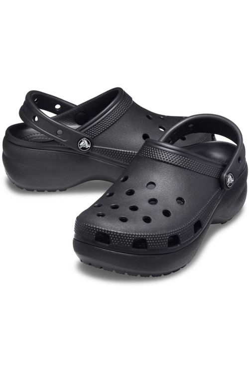 Classic Platform Clog W Kadin Siyah Terlik 206750-1