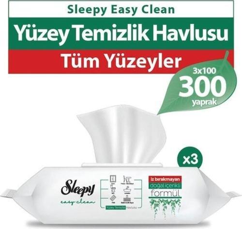 Easy Clean Yüzey Temizlik Havlusu 100 Yaprak 3 Paket