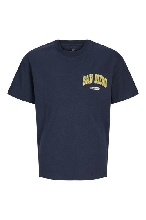 Jack Jones Jjebradley Varsıty Bk Tee Ss Ln Styd Jnr Çocuk Lacivert Tshirt 12270196-04