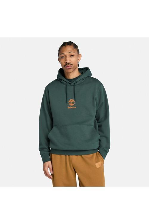 Print Stack Logo (Bb) Hoodie Erkek Yeşil Sweatshirt Tb0A6Wza3171