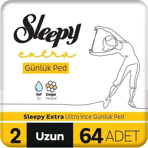 Extra Ultra Ince Günlük Ped Uzun 64 Adet Ped
