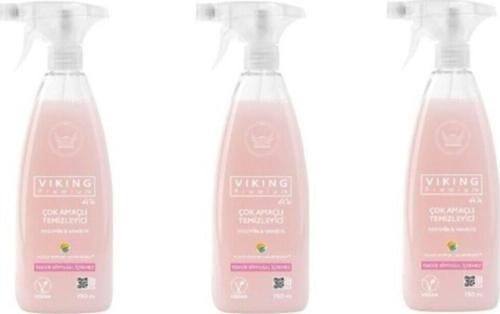Premium Çok Amaçlı Temizleyici Sprey Yasemin & Vanilya 3 X 750 ml