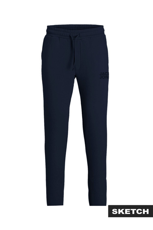 Jack Jones Jpst Gordon Newplush Sweat Pant Erkek Lacivert Eşofman Altı 12290437-04