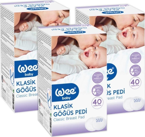 Klasik 40'lı 3 Paket Göğüs Pedi