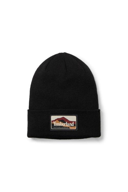 Mountain Patch Beanie Erkek Siyah Şapka Tb0A663T0011