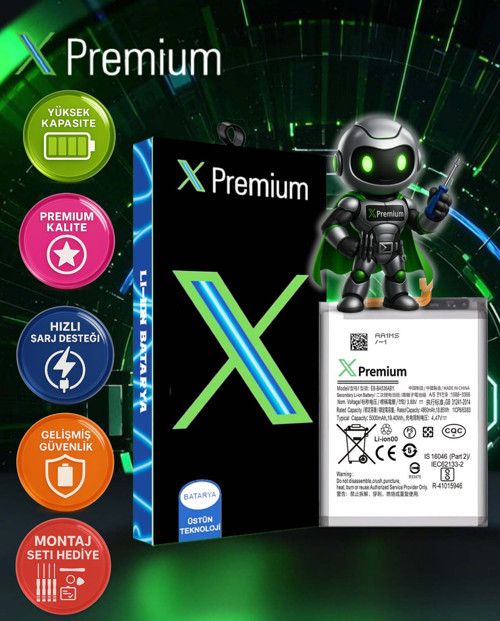 Xpremium Samsung A53 (A536) Batarya Pil Süper Yüksek Kalite 5000 mAh