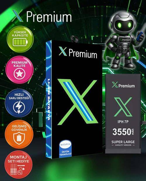 İPhone 7 Plus Batarya Pil Süper Yüksek Kapasiteli Güçlendirilmiş 3550 mAh Xpremium