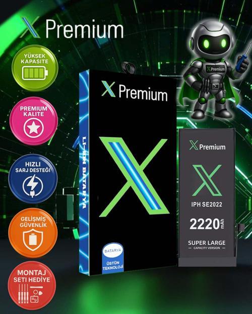 İPhone Se 2022 Se 3. Nesil Batarya Pil Süper Yüksek Kapasiteli Güçlendirilmiş 2220 mAh Xpremium