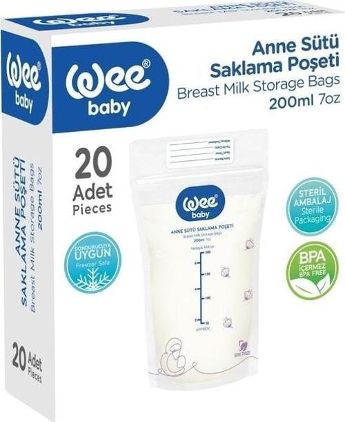Anne Sütü Saklama Poşeti 20'li