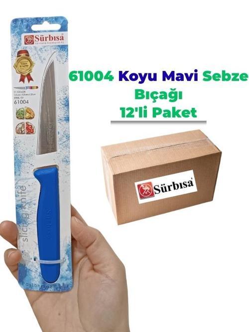 61004 Sebze Bıçağı Koyu Mavi 1 Koli (12 adet)