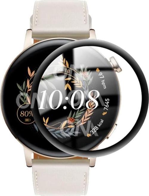 Huawei Watch GT 41mm ile Uyumlu PMMA Pet Dungeon Armor Saat Ekran Koruyucu