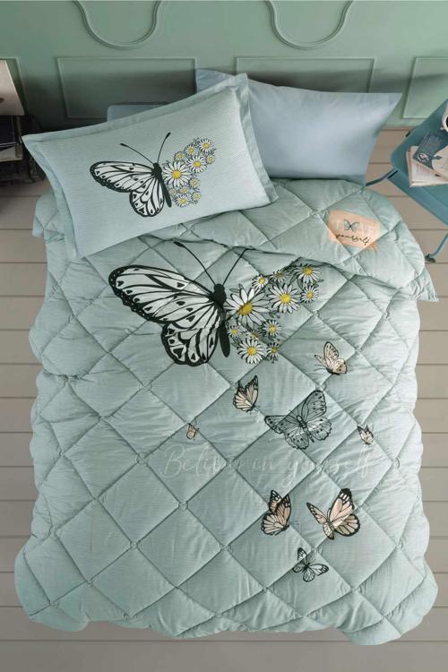 Tek Kişilik Ranforce Uyku Seti Daisy Love V1 Yeşil