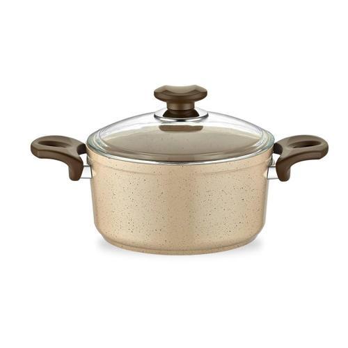 Safran Granit Ezme Derin Tencere 18cm