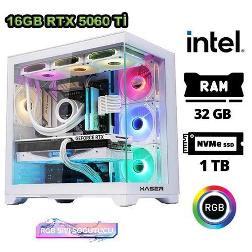 Sword X180 i7 12700KF 32GB Ram 1TB M.2 NVMe SSD 16GB RTX5060Ti Sıvı Soğutmalı Oyuncu Bilgisayarı