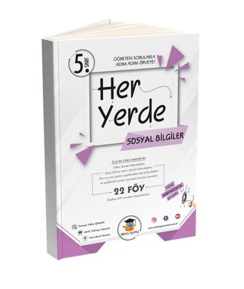 Zeka Küpü Yayınları 5. Sınıf  Her Yerde Sosyal Bilgiler Soru Föyleri