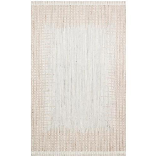 Mikanos CZY 01 Grey Beige Hav Vermez Yıkanabilir Modern Halı