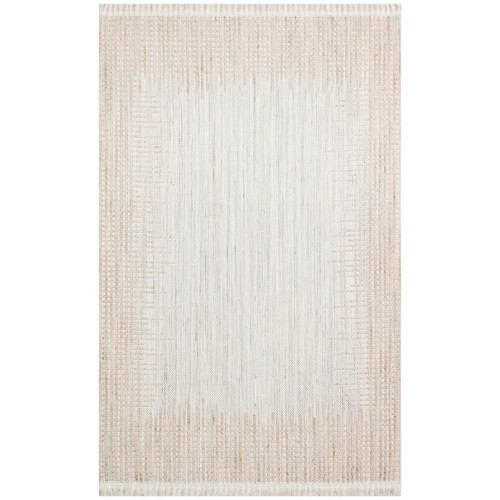 Mikanos CZY 01 Grey Beige Hav Vermez Yıkanabilir Modern Halı