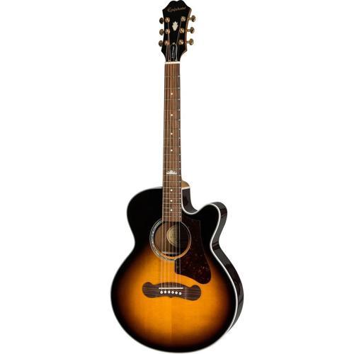 J-200 EC Studio Parlor Akustik Gitar (Vintage Sunburst)
