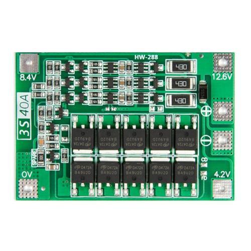 3 strings 11.1V 12.6V 18650 Lityum Batarya Koruma Devresi