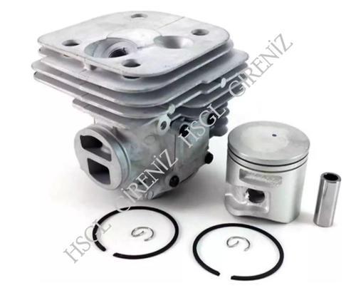 Husqvarna 365 372 X-TORQ Uyumlu 50 mm Silindir Piston Seti  Yuvarlak Boğaz