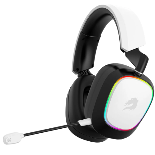 WBH23W Nemesis PRO RGB Wireless 2.4G+BT Beyaz Gaming Kulaklık