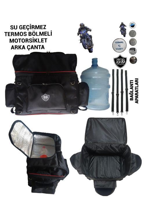 Termoslu Motosiklet Arka Çanta