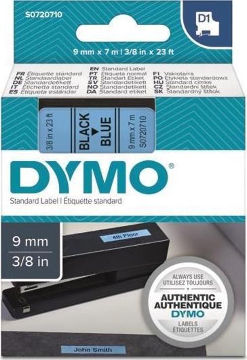 D1 Mavi/SiyahYedek Şerit 9mm x 7mt (40916)