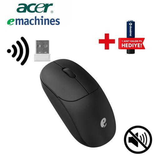 eMachines Usb Siyah 2.4Ghz Kablosuz Mouse (Pil Hediyeli) - EAM080