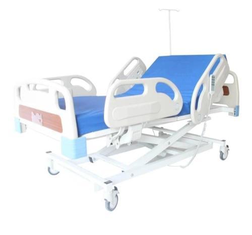 3 Motorlu Full ABS Asansörlü Hasta Karyolası | 200 kg, Piston Motor, Yükseklik Ayarı, ABS Korkuluk