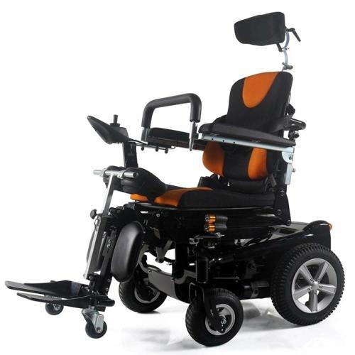 Poylin Ayağa Kaldıran Akülü Tekerlekli Sandalye | Elektrikli Sırt ve Ayak Kalkar, Asansörlü ve Tilt 