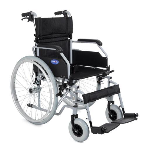 Tekerlekli Sandalye Beyaz | 45 cm Oturma Genişliği, Alüminyum Gövde, Refakatçi Frenli,