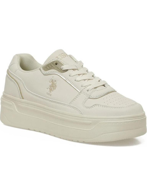 U.S.POLO ASSN CAROLINE 5PR BEJ COMFORT CASUAL ANATOMİK SPOR AYAKKABISI