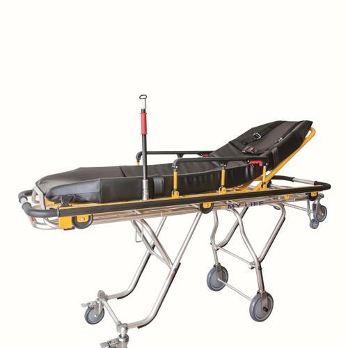 Ambulans Sedyesi | Siyah Döşemeli, Katlanabilir ve Taşınabilir Acil Müdahale Sedyesi