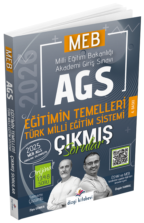 Dizgi Kitap 2026 MEB-AGS Eğitimin Temelleri ve Türk Milli Eğitim Sistemi Çıkmış Sorular Çözümlü - Ziya Sümer, Özgür Hama