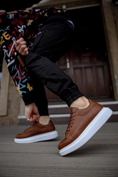 Yüksek Taban Günlük Ayakkabı 044 Taba