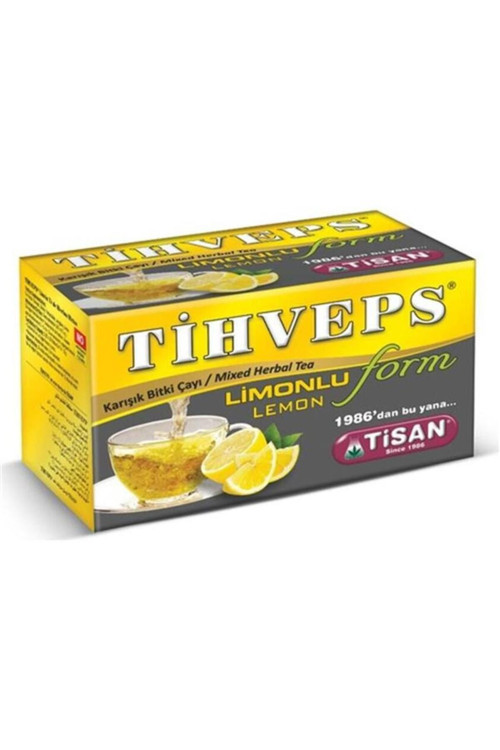 Tihveps Limon Çayı 20 Adet Süzen Poşet