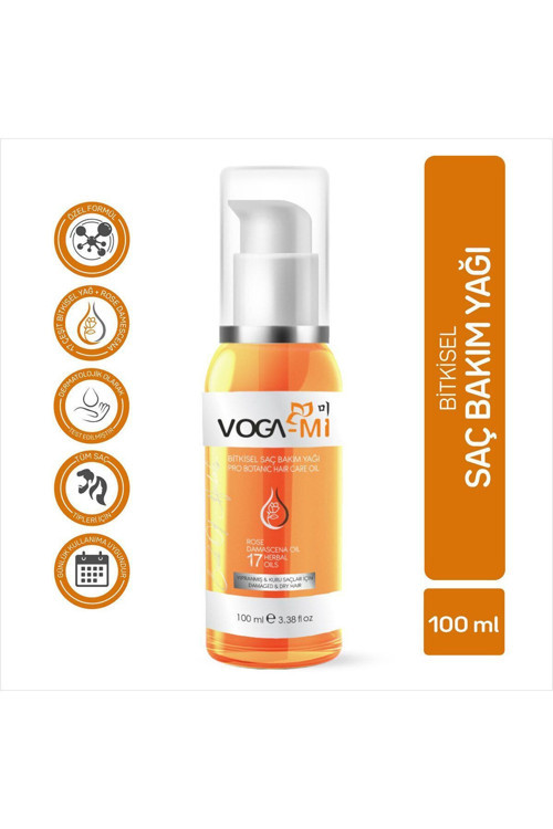 Vogamı Bitkisel Saç Bakım Yağı - Hızlı Uzama , Dökülme Karşıtı Detoks Etkili 100Ml