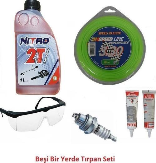 Motorlu Tırpan Aksesuarı 5'li Set