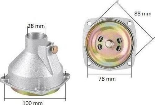 Motorlu Tırpan Balata Tası Komple 28 mm 9 Diş