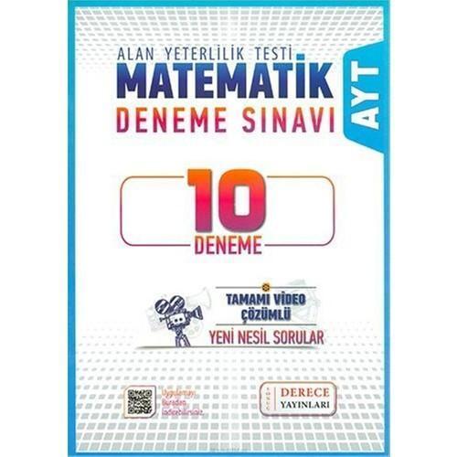 Derece Yayınları Ayt Matematik 10 Deneme Sınavı