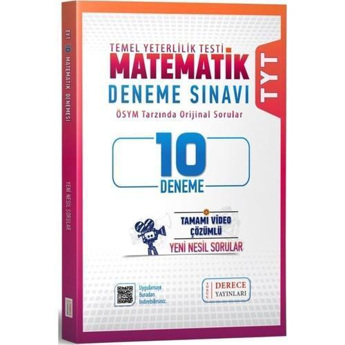 Derece Yayınları Tyt Matematik 10'Lu Deneme