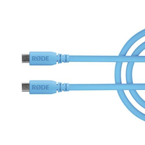 SC17: Mavi (RODE) | 1.5 mt. USB-C -USB-C Flat kablo