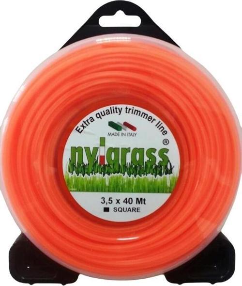 Tırpan Misinası Turuncu Dörtköşe 3.5 mm 40 mt