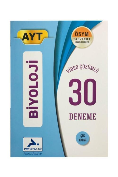 Paraf Yayınları Ayt Biyoloji Video Çözümlü 30 Deneme