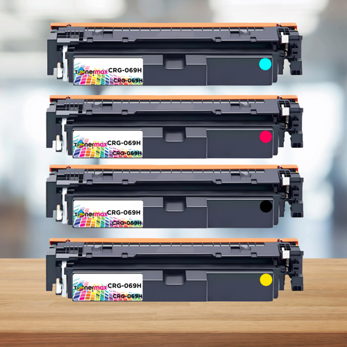 Canon CRG-069H Muadil Toner 4'lü Set - Çipsiz / 5094C002 /LBP673Cdw /MF752Cdw /MF754Cdw