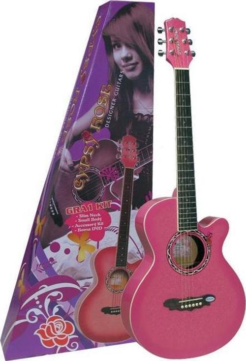 GRA1KCPK Akustik Gitar GYPSY Rose Set