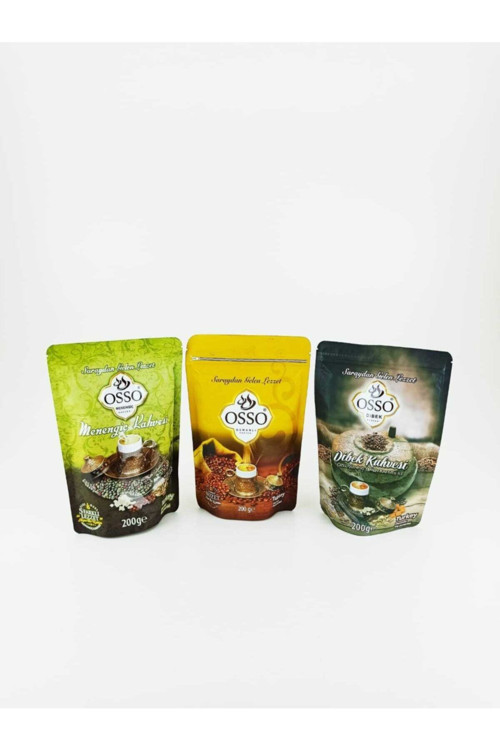 Osmanlı Dibek Menengiç Kahvesi 3 Lu Set 200 Gr