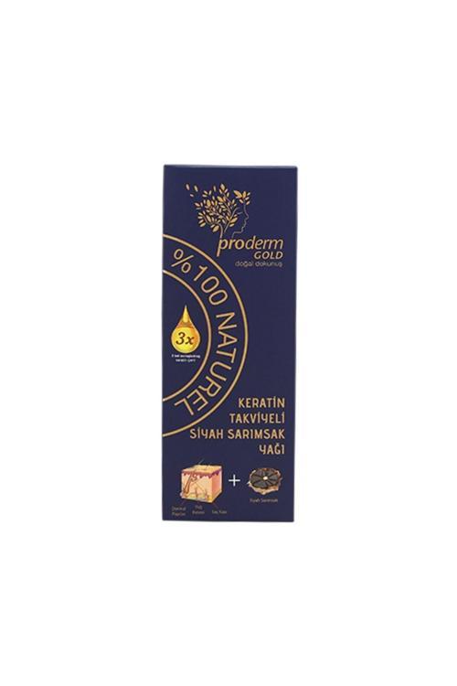 Keratin Takviyeli Siyah Sarımsak Saç Bakım Yağı