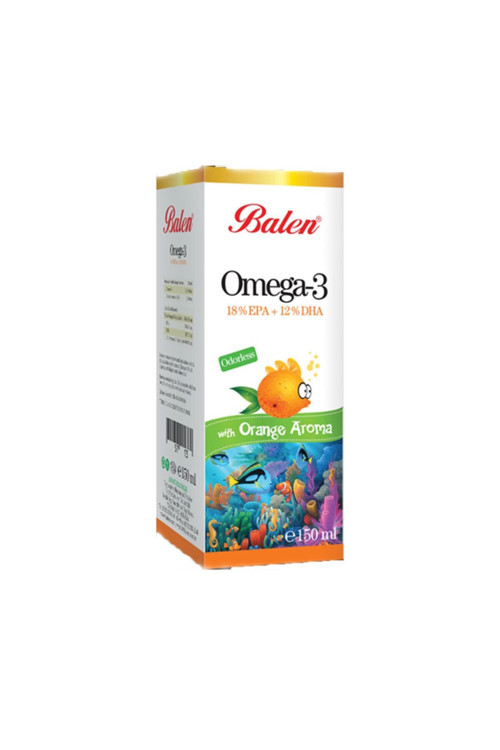 Omega 3 Portakal Aromalı Balık Yağı Takviye Edici Gıda